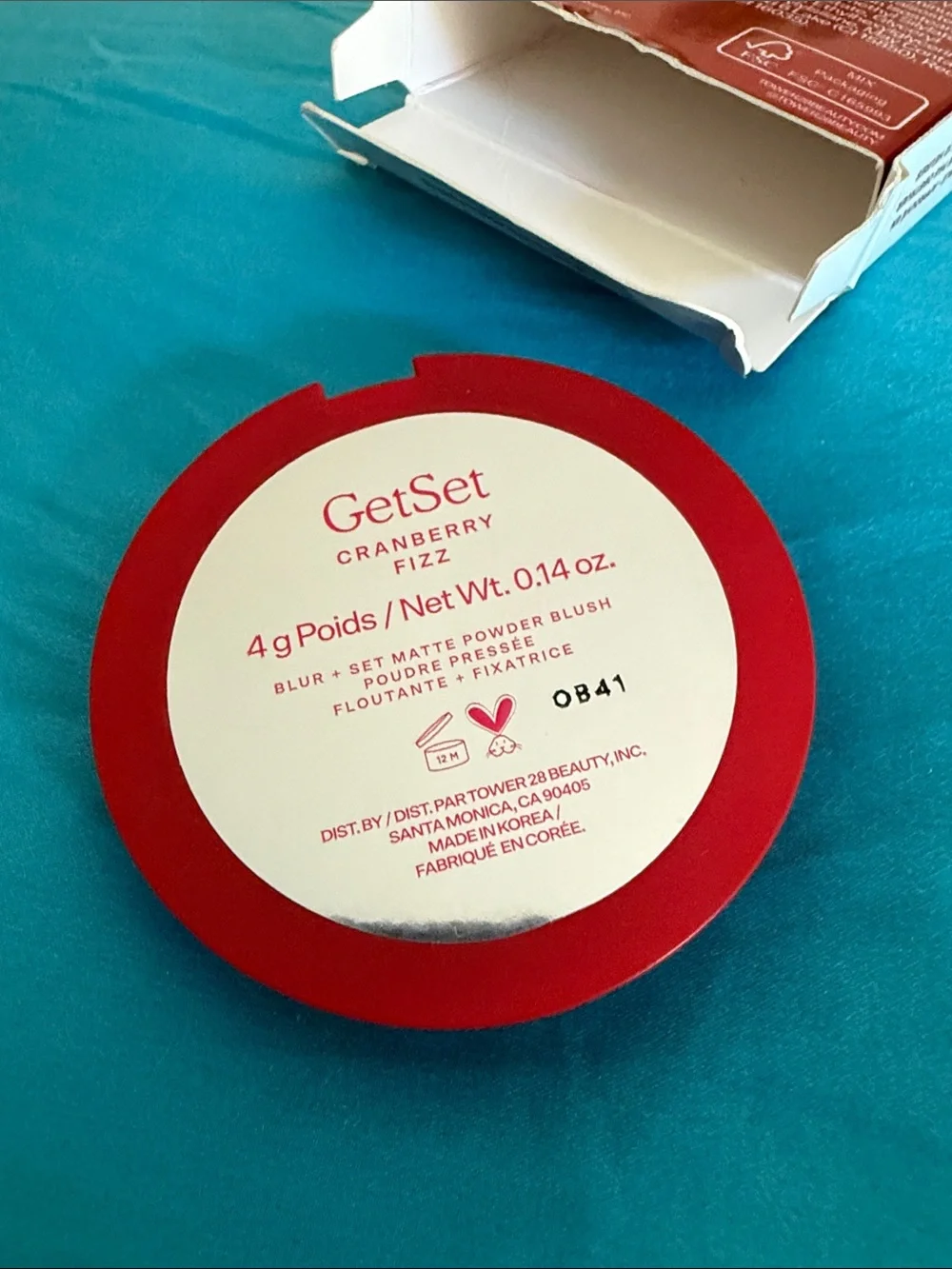 Tower 28 Poppi Cranberry Fizz Blur + Set Matte Powder Blush